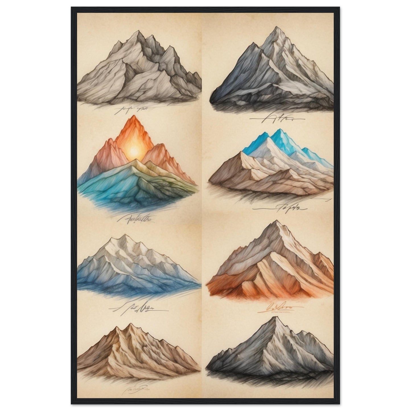 Premium Matte Paper Wooden Framed Poster