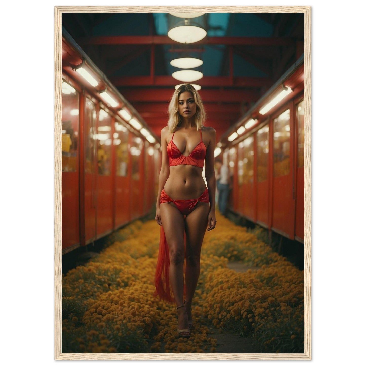 Premium Matte Paper Wooden Framed Poster