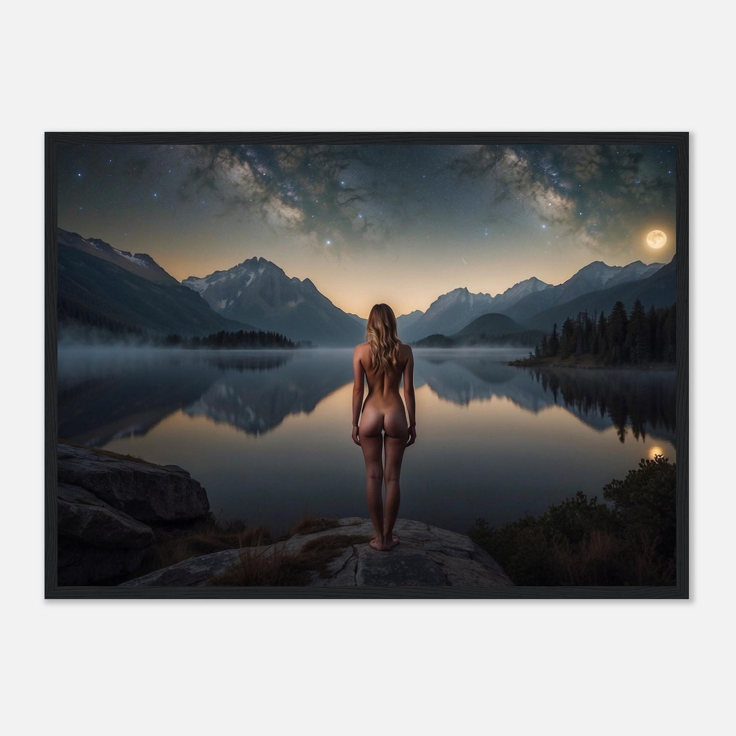 Premium Matte Paper Wooden Framed Poster