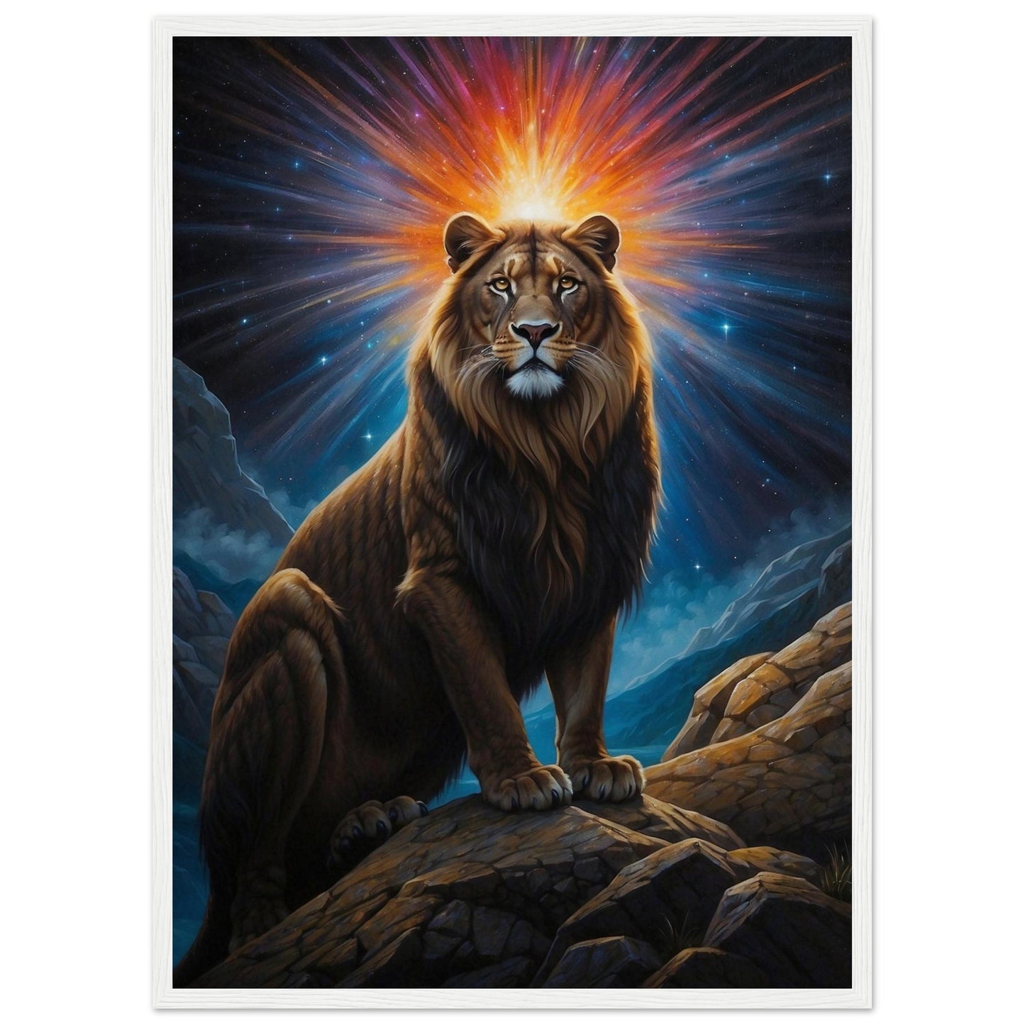 Premium Matte Paper Wooden Framed Poster