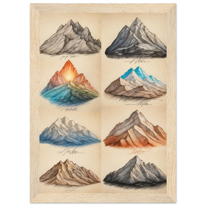 Premium Matte Paper Wooden Framed Poster