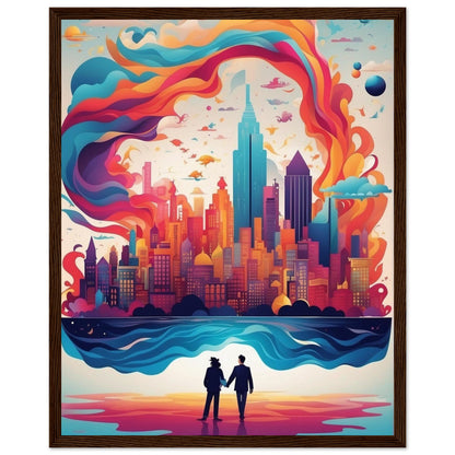 Premium Matte Paper Wooden Framed Poster