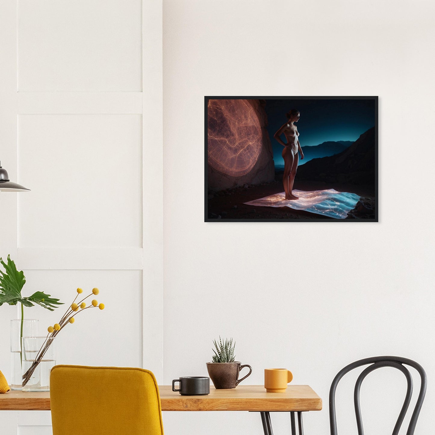 Premium Matte Paper Wooden Framed Poster