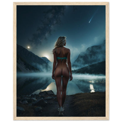 Premium Matte Paper Wooden Framed Poster