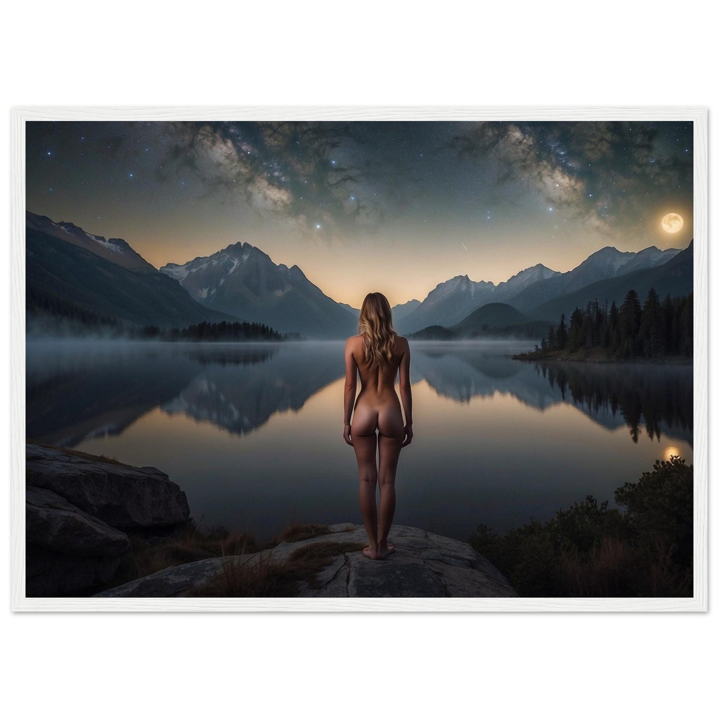 Premium Matte Paper Wooden Framed Poster