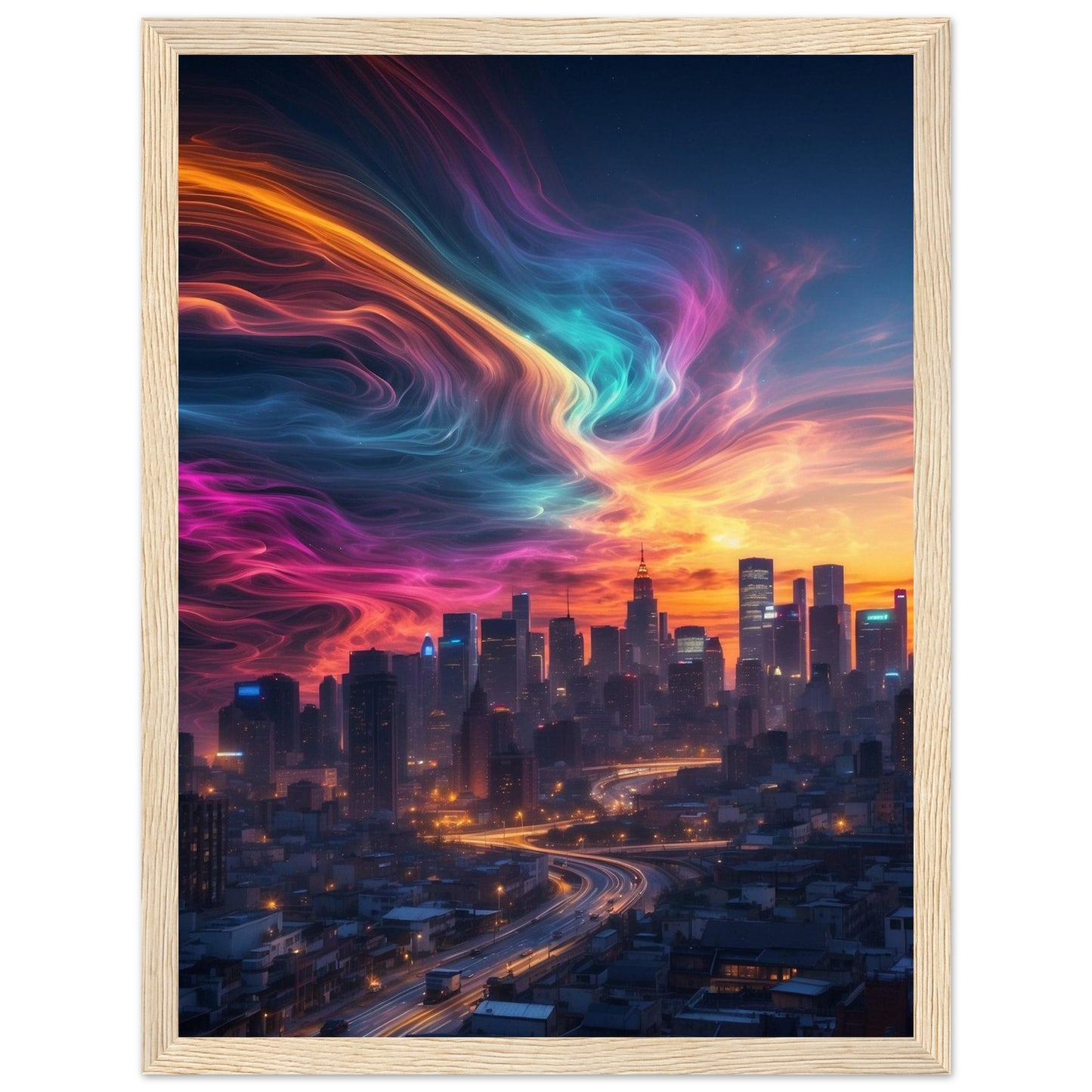 Premium Matte Paper Wooden Framed Poster