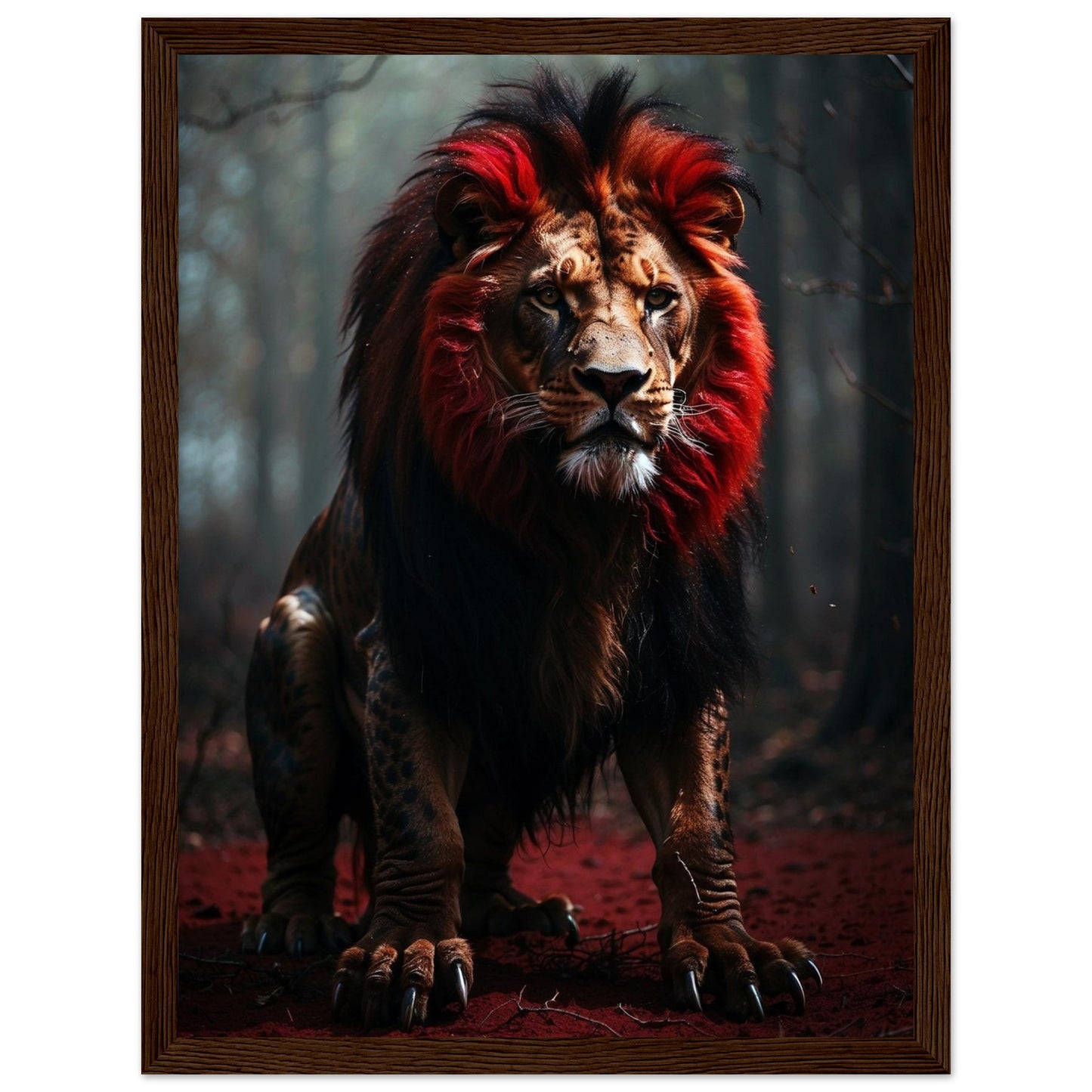 Premium Matte Paper Wooden Framed Poster