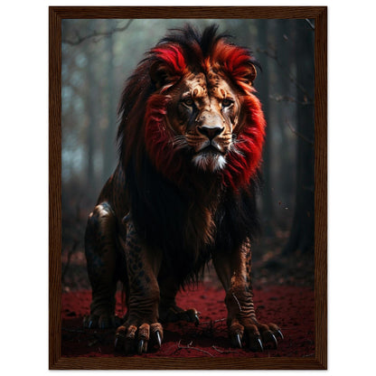 Premium Matte Paper Wooden Framed Poster