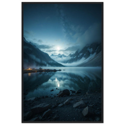 Premium Matte Paper Wooden Framed Poster