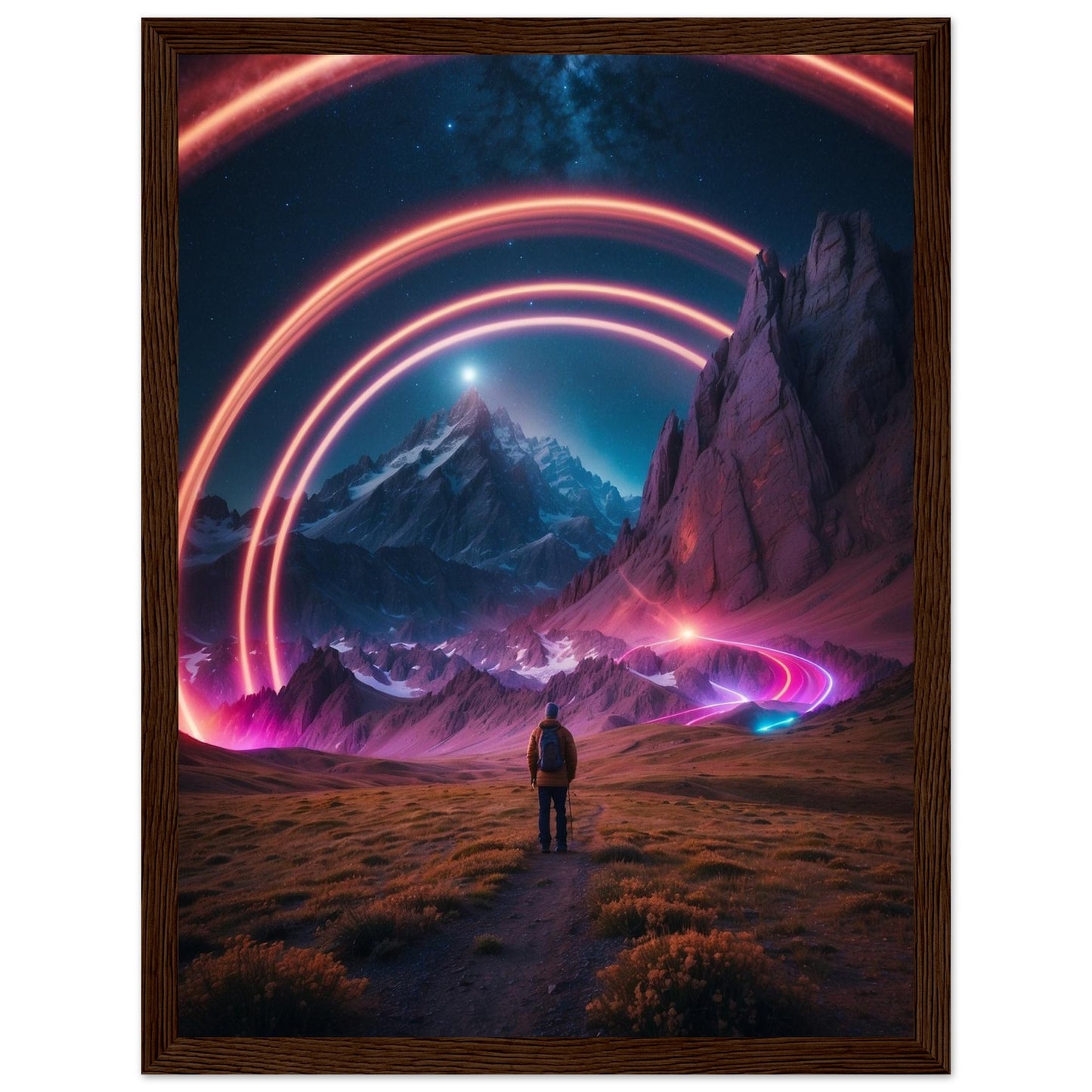 Premium Matte Paper Wooden Framed Poster