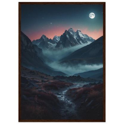 Premium Matte Paper Wooden Framed Poster