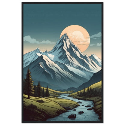 Premium Matte Paper Wooden Framed Poster