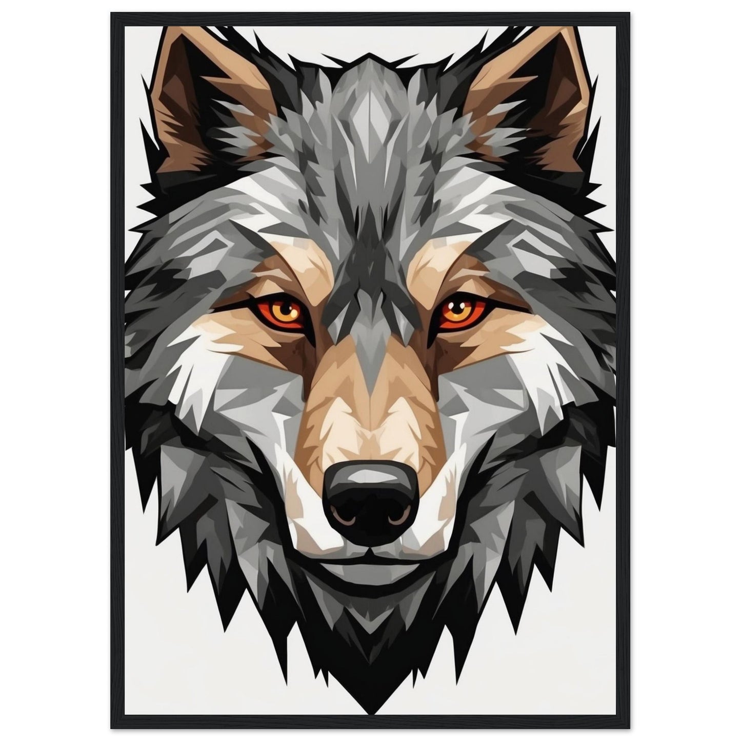 Premium Matte Paper Wooden Framed Poster