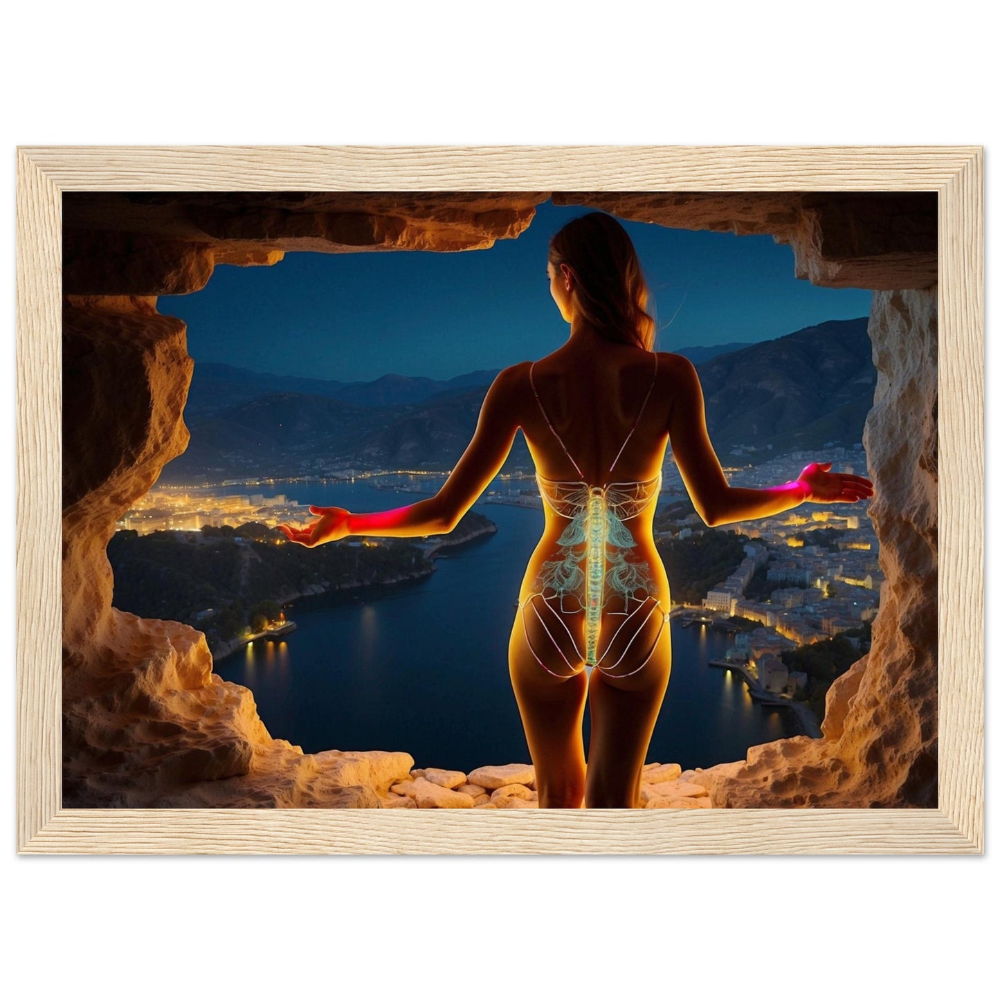 Premium Matte Paper Wooden Framed Poster