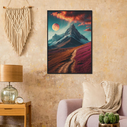 Premium Matte Paper Wooden Framed Poster
