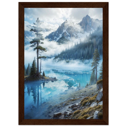 Premium Matte Paper Wooden Framed Poster
