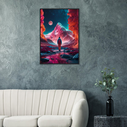 Premium Matte Paper Wooden Framed Poster