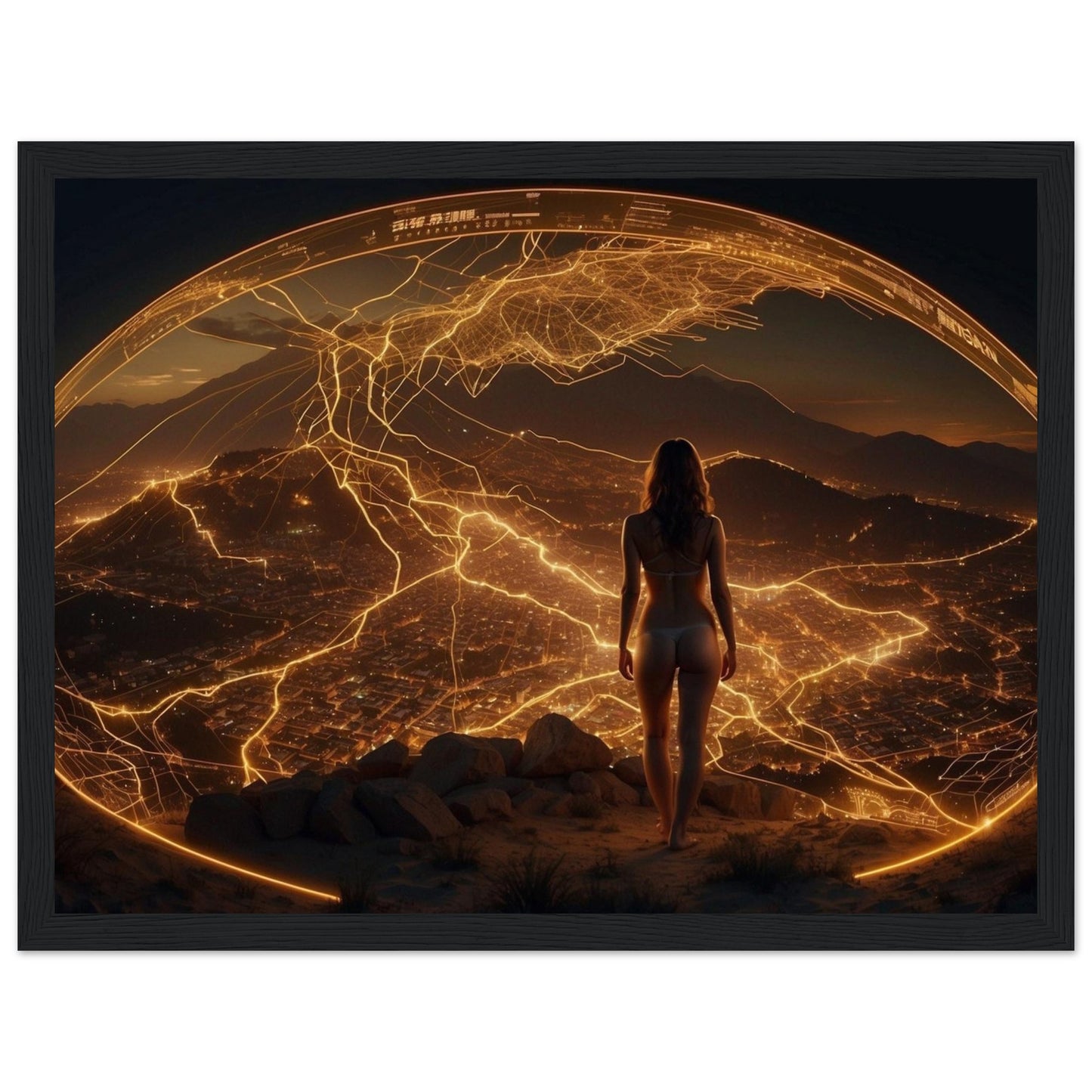 Premium Matte Paper Wooden Framed Poster