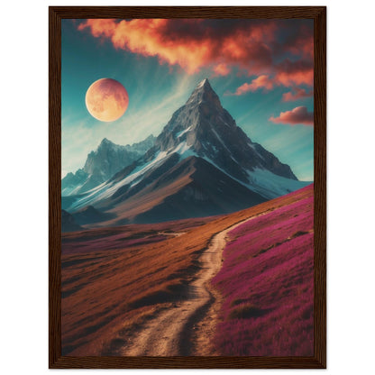 Premium Matte Paper Wooden Framed Poster