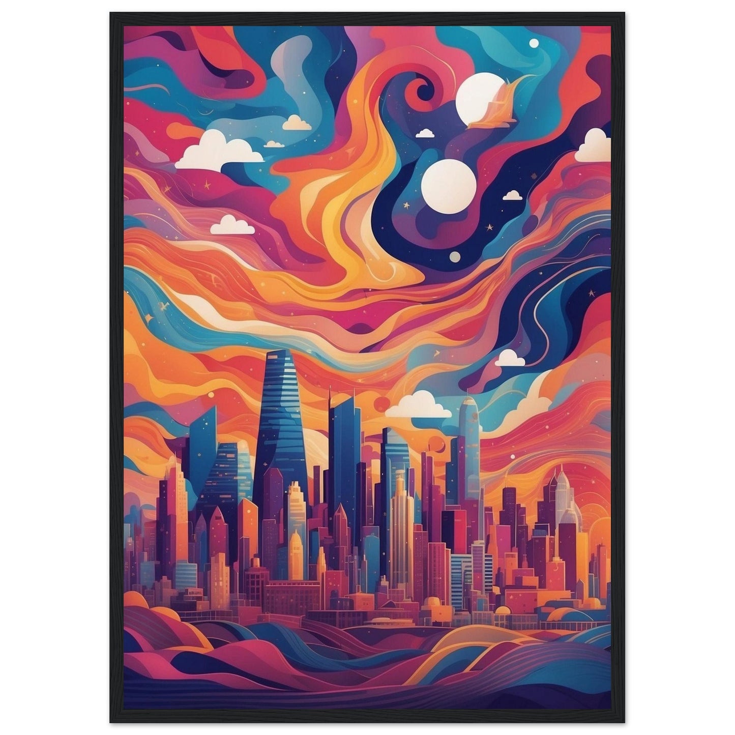 Premium Matte Paper Wooden Framed Poster