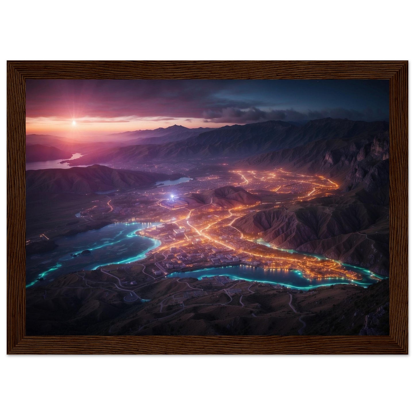 Premium Matte Paper Wooden Framed Poster