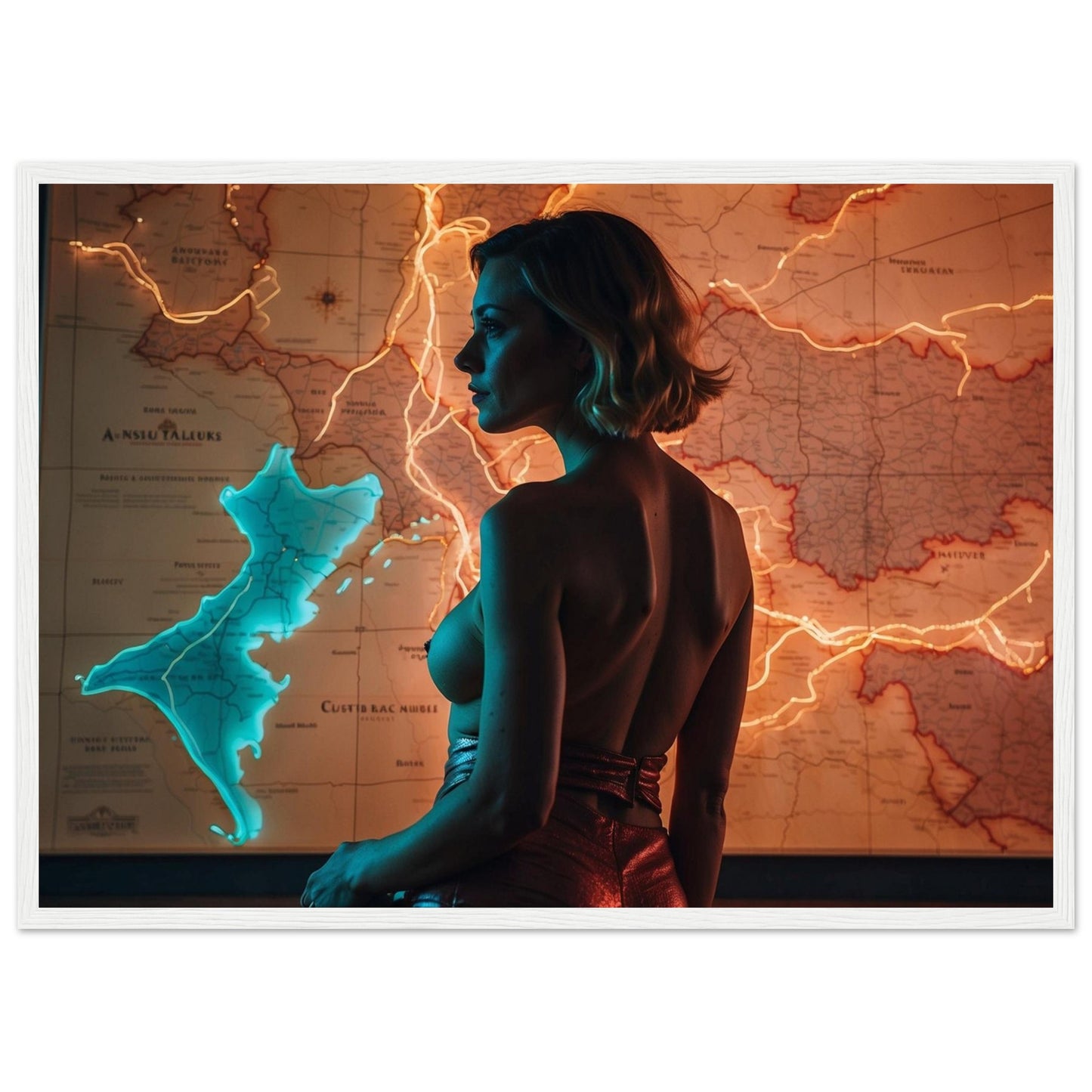Premium Matte Paper Wooden Framed Poster