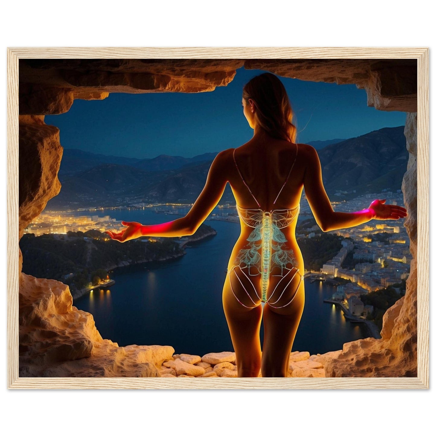 Premium Matte Paper Wooden Framed Poster