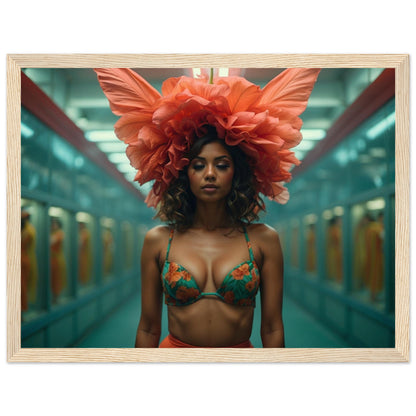 Premium Matte Paper Wooden Framed Poster