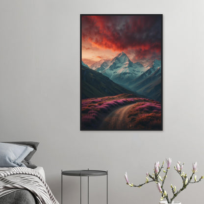 Premium Matte Paper Wooden Framed Poster