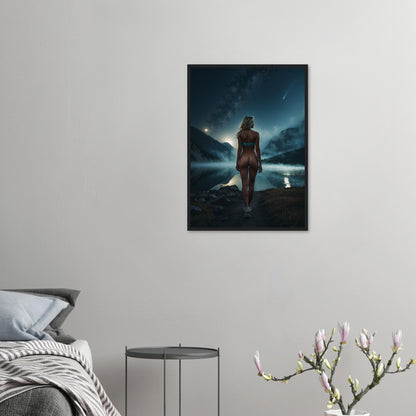 Premium Matte Paper Wooden Framed Poster