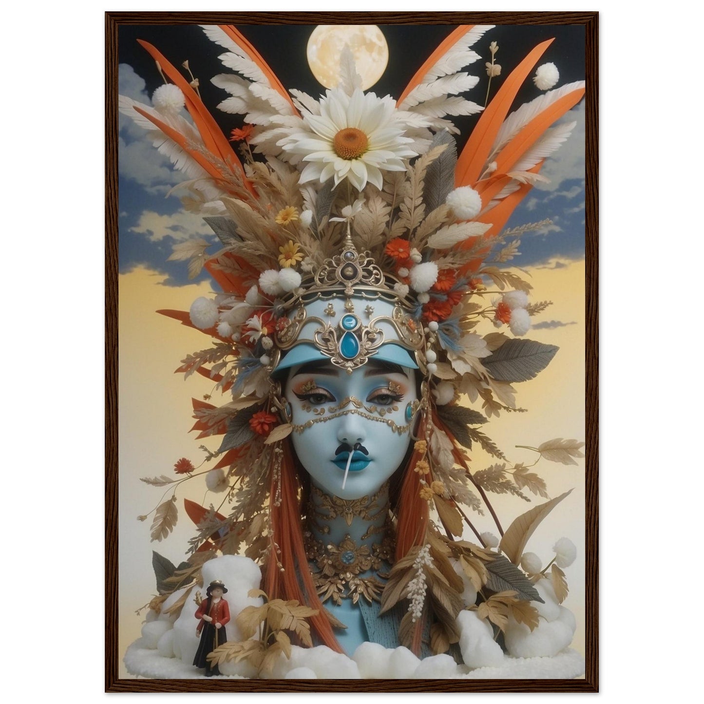 Premium Matte Paper Wooden Framed Poster