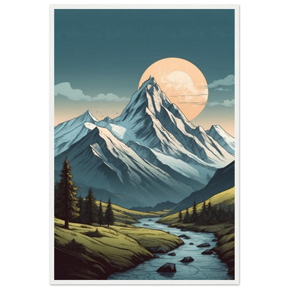 Premium Matte Paper Wooden Framed Poster