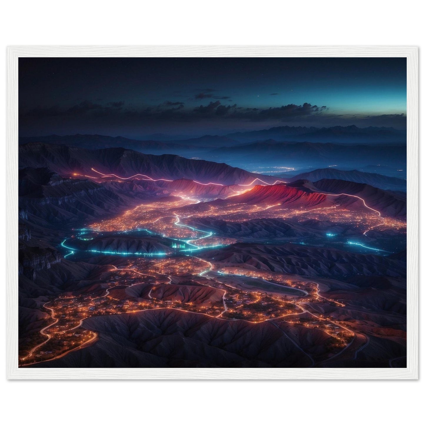 Premium Matte Paper Wooden Framed Poster