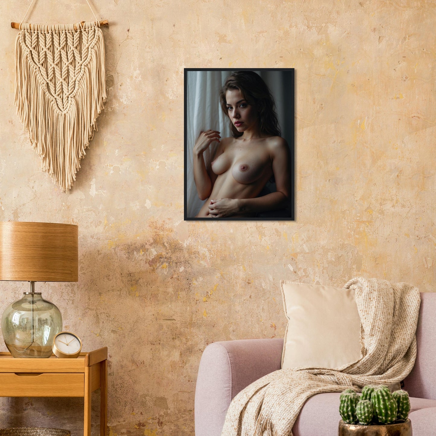 Premium Matte Paper Wooden Framed Poster