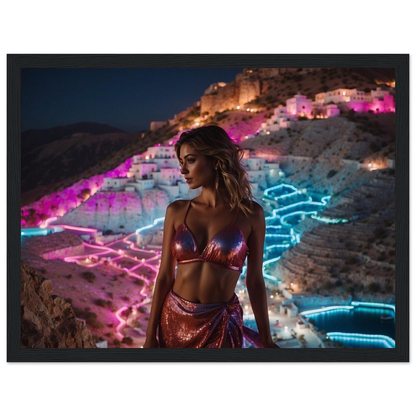 Premium Matte Paper Wooden Framed Poster
