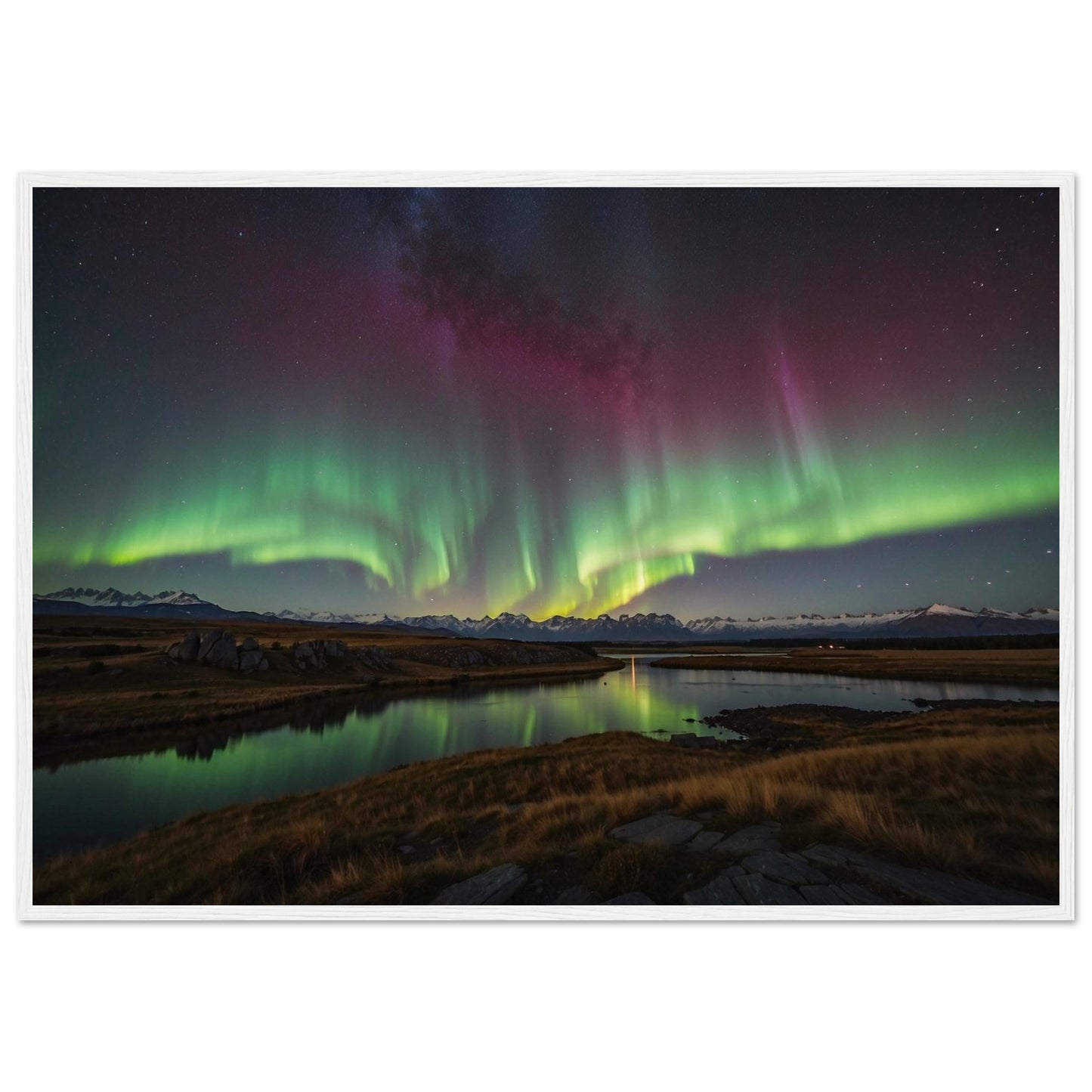Premium Matte Paper Wooden Framed Poster