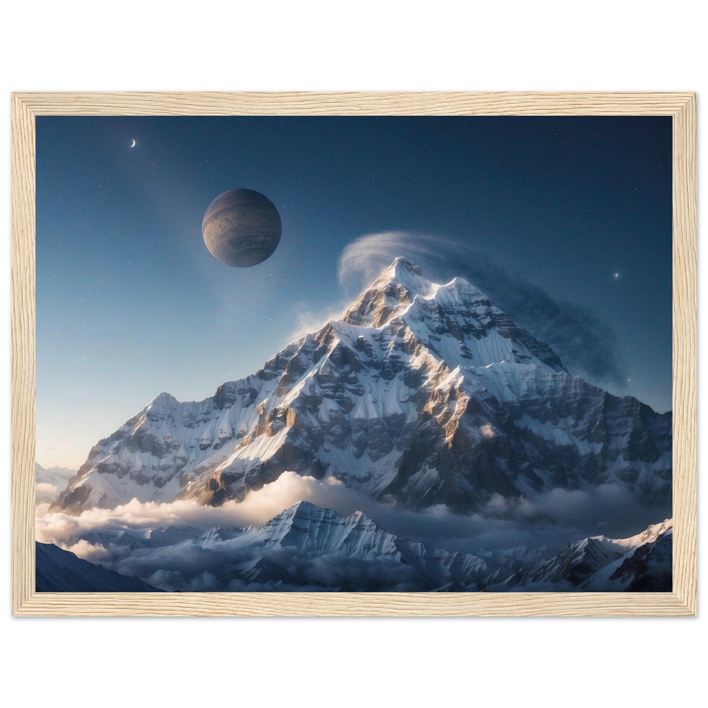 Premium Matte Paper Wooden Framed Poster