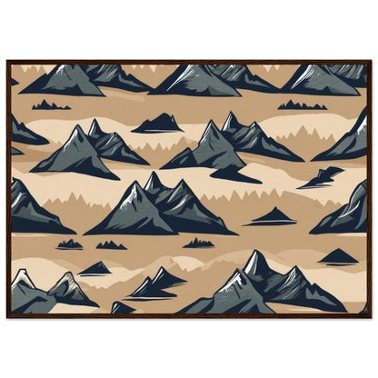 Premium Matte Paper Wooden Framed Poster
