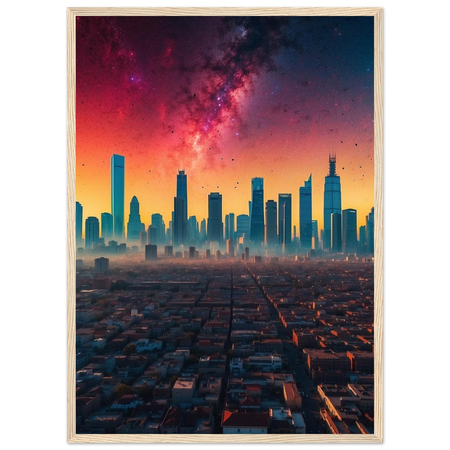 Premium Matte Paper Wooden Framed Poster