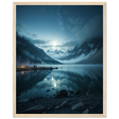Premium Matte Paper Wooden Framed Poster