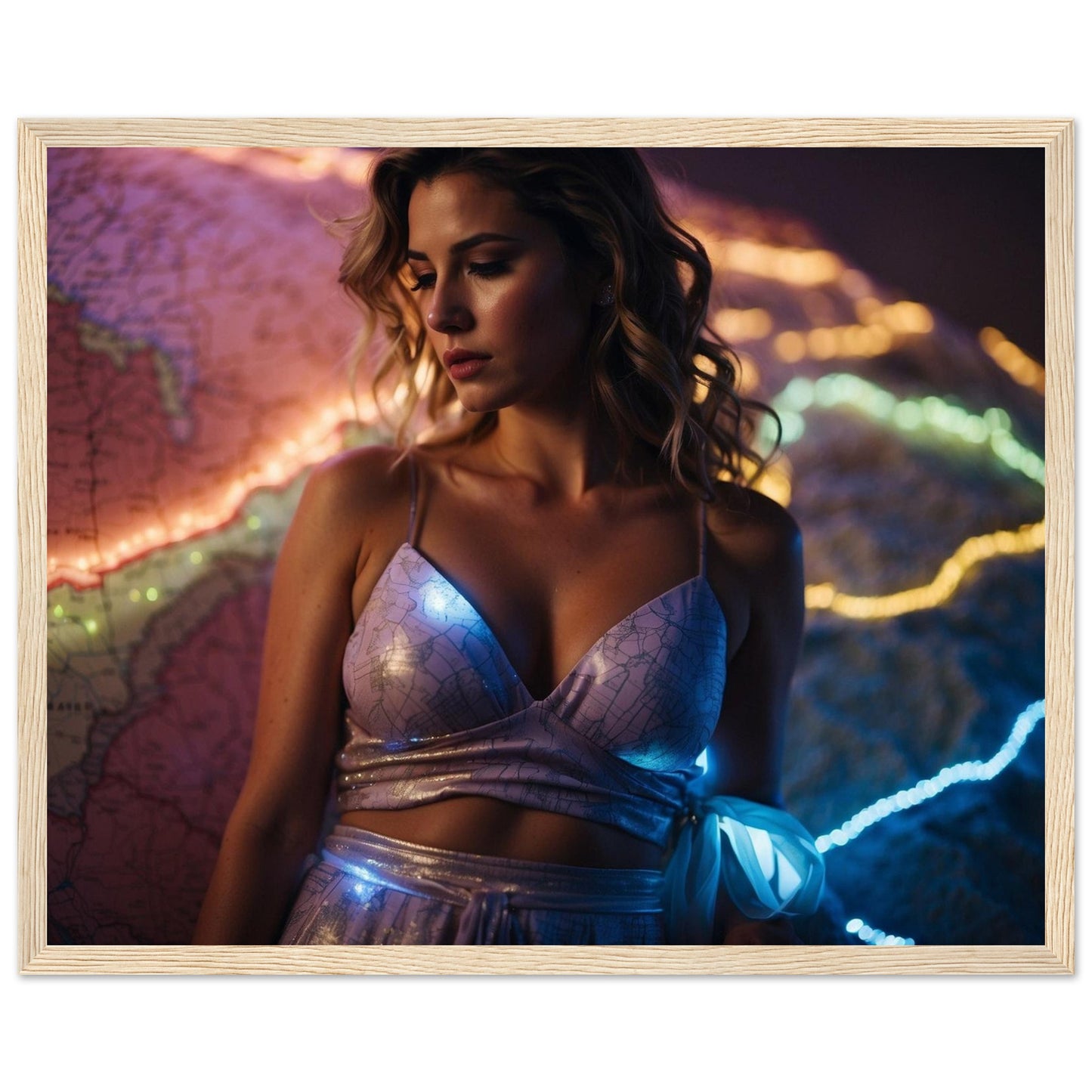 Premium Matte Paper Wooden Framed Poster