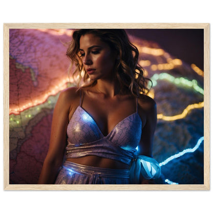 Premium Matte Paper Wooden Framed Poster