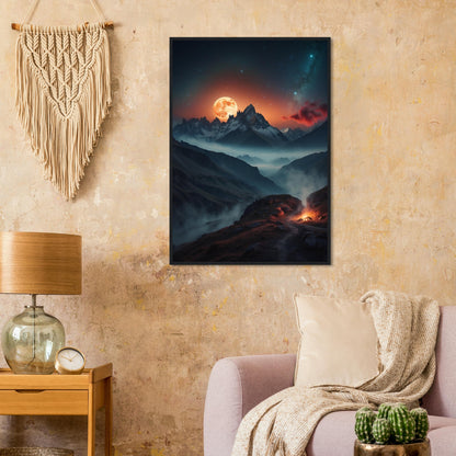 Premium Matte Paper Wooden Framed Poster