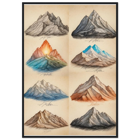 Premium Matte Paper Wooden Framed Poster