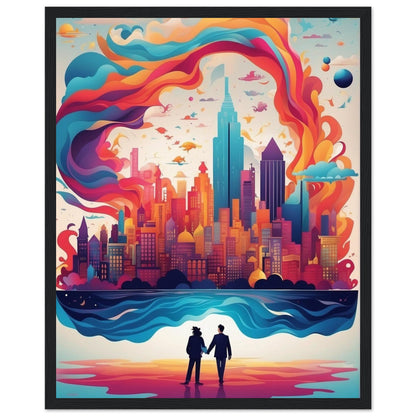 Premium Matte Paper Wooden Framed Poster