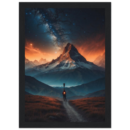 Premium Matte Paper Wooden Framed Poster