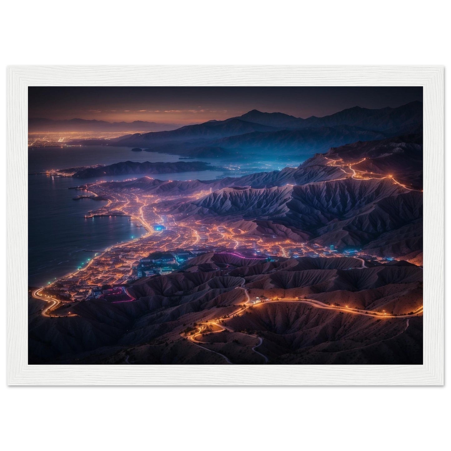 Premium Matte Paper Wooden Framed Poster