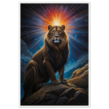 Premium Matte Paper Wooden Framed Poster