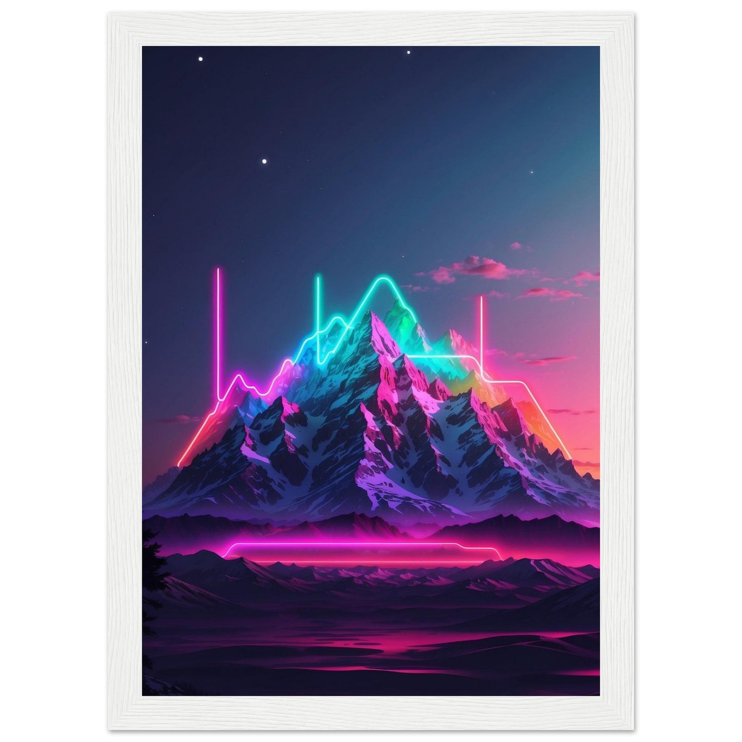 Premium Matte Paper Wooden Framed Poster