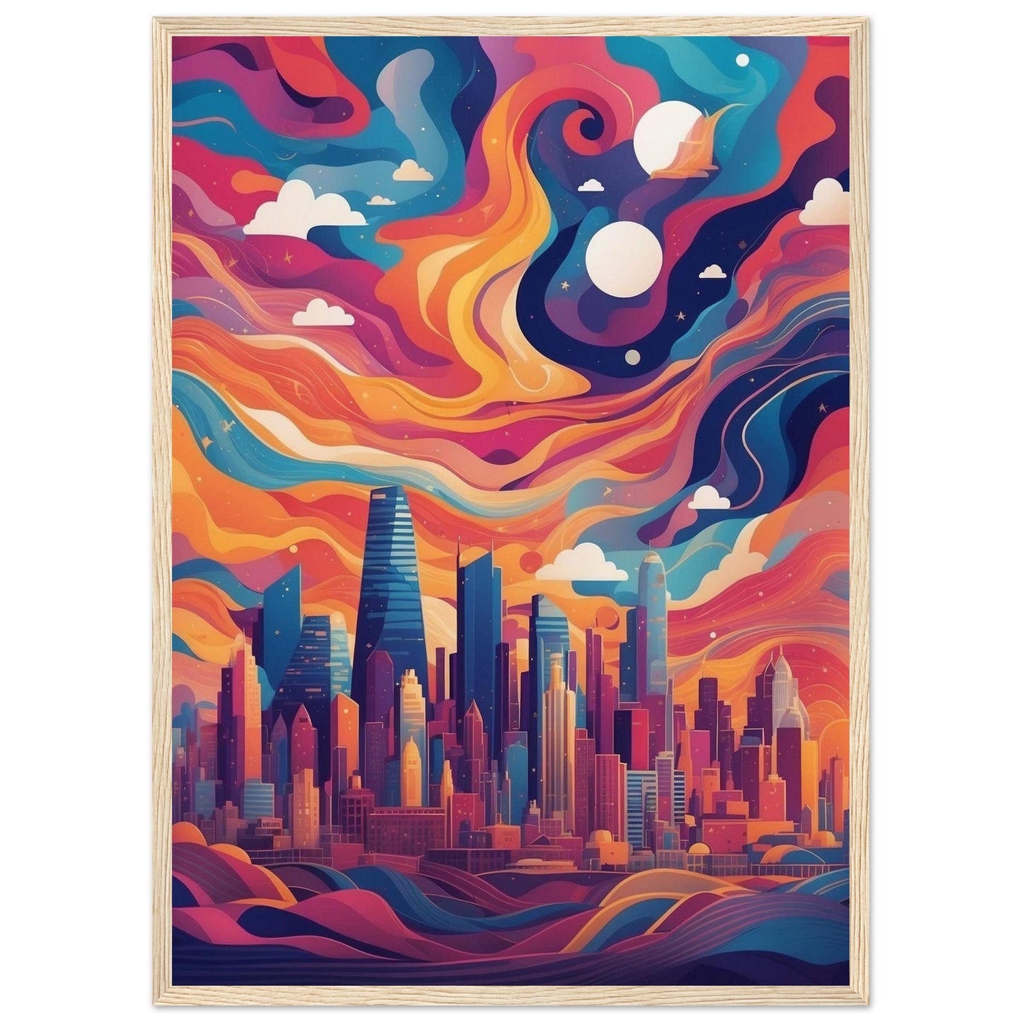 Premium Matte Paper Wooden Framed Poster
